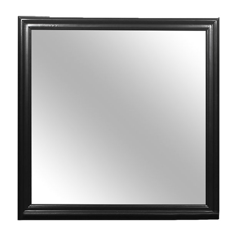 Global Furniture USA Square Wood Dresser Mirror Wayfair